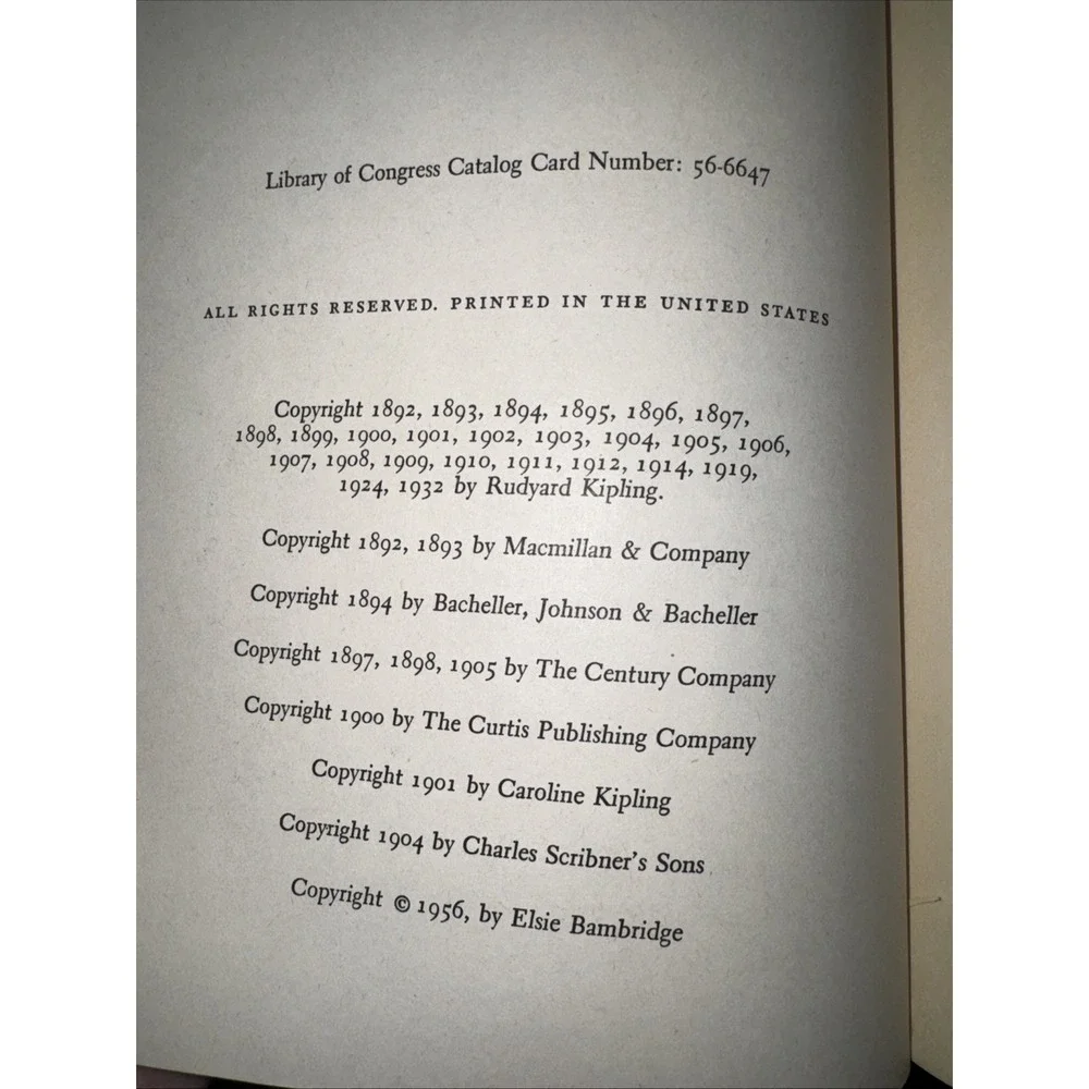 Antique Kipling A Collection of His Stories and Poems Vol I John Beecroft 1956